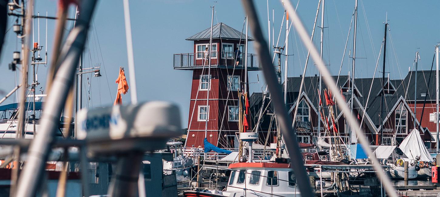 Udsigtstårn på Bagenkop Havn