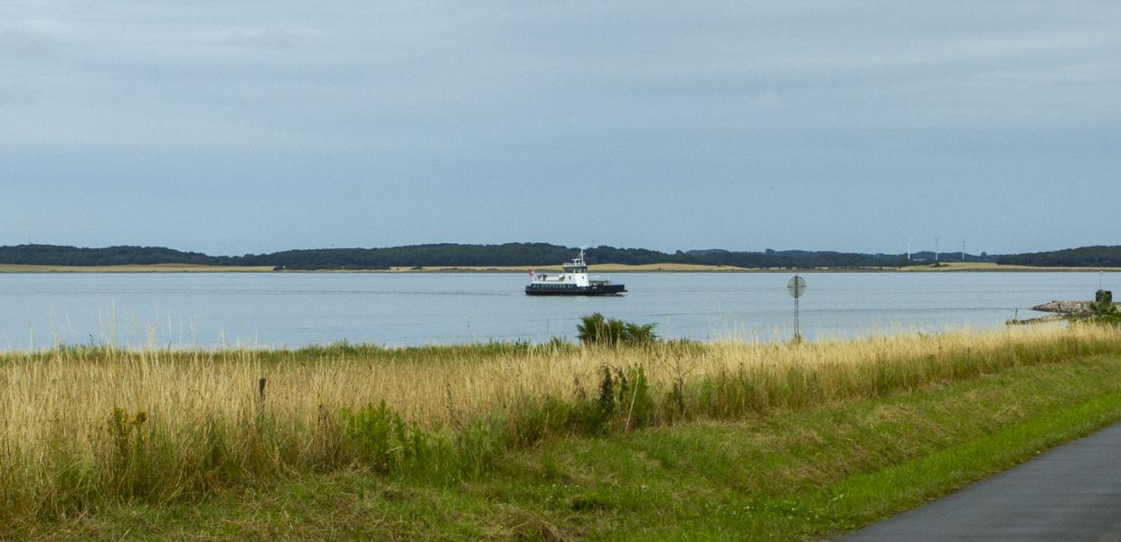 Færgen fra Rudkøbing til Strynø