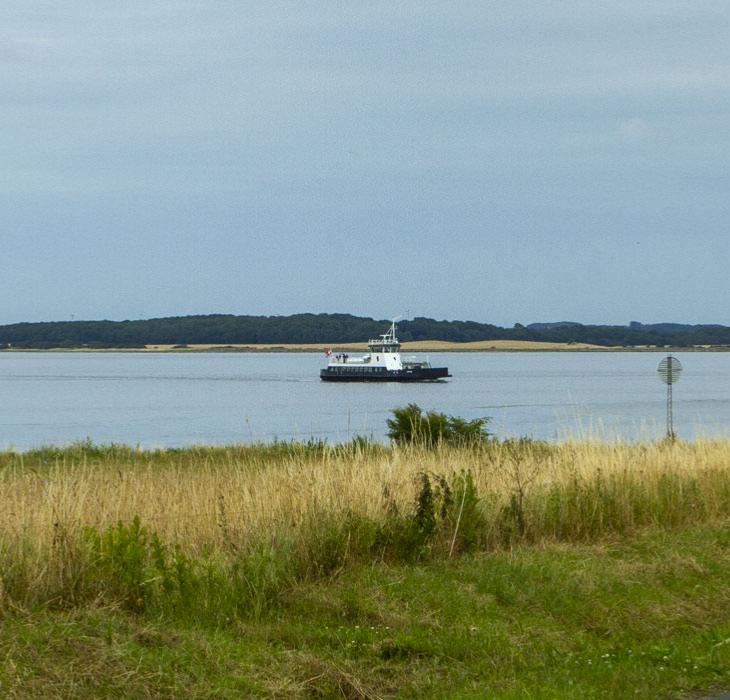 Færgen fra Rudkøbing til Strynø